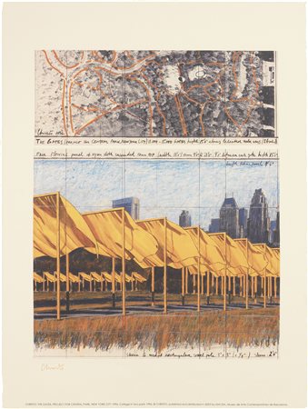Christo, The Gates (Project for Central Park, New York City, 1996), 2003