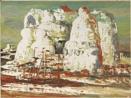 Salvatore Fiume, Isola di statue con veliero