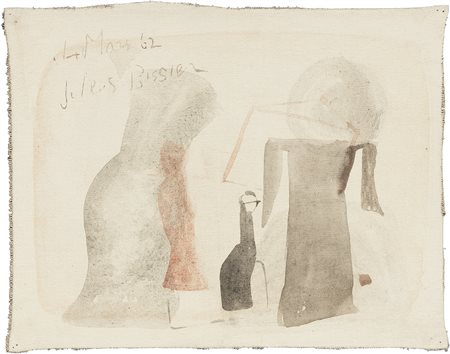Julius Bissier, Senza titolo, 1962