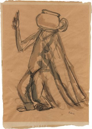 Mario Sironi, Studio di illustrazione per «Il Popolo d'Italia», (1937 ca.)