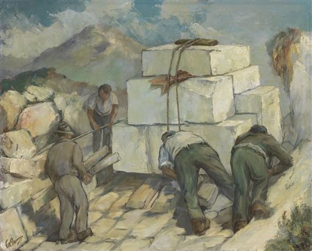 Vittorio Pascucci, La lizzatura dei marmi, 1960