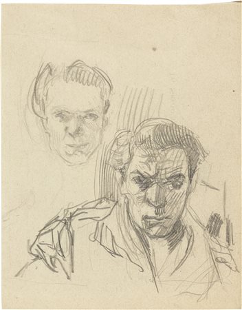 Mario Sironi, Busto e testa, 1908-10