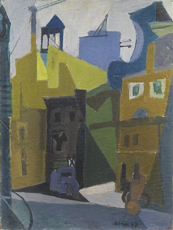 Afro, Strada di città, 1947