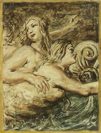 Giorgio de Chirico, Nereidi, fine anni Sessanta