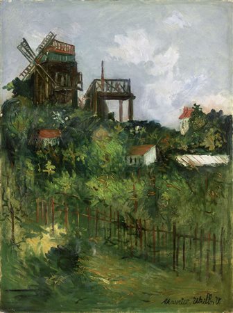 Maurice Utrillo, Le Moulin de la Galette a Montmartre, 1920-25