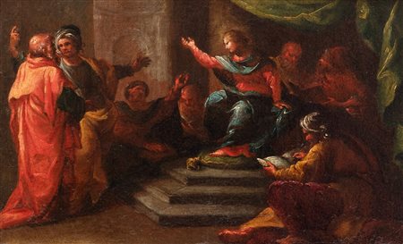Scuola dell'Italia meridionale, secolo XVII - Gesù tra i Dottori