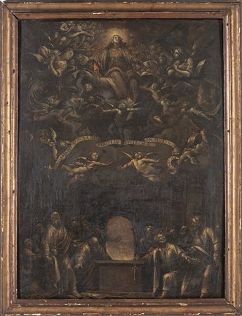 Scuola lombarda, secolo XVII - Assunzione della Vergine