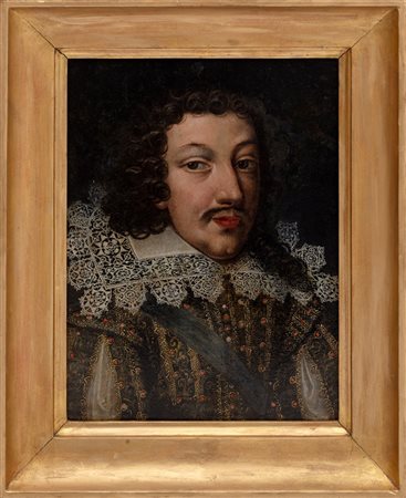 Scuola fiamminga, secolo XVII - Ritratto di Gastone d'Orléans, a mezzo busto