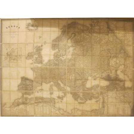 1854, Arrigoni F., Europa in 16 fogli disegnata ed incisa sotto la direzione del capitano Ferd. Arrigoni