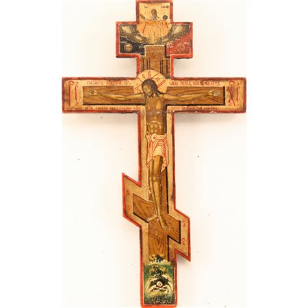 Icona russa raffigurante “Crocifissione di N.S. Gesù Cristo”