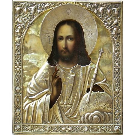 Icona russa raffigurante “Cristo Pantocrator”