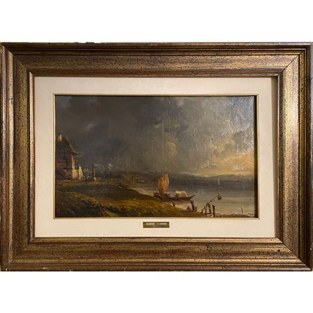1828, Eugene Flandin, Paesaggio olandese