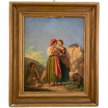 Antonio Ermolao Paoletti (Venezia 1834 – 1912), “Pastori”