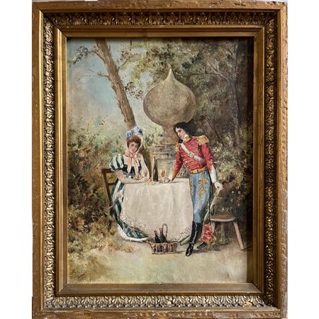 Fine XIX° - inizio XX° sec., Scena galante