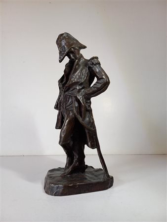GIUSEPPE GRANDI (1843-1894) - Maresciallo Ney - scultura in bronzo h.cm.31 -...