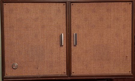 PHILCO - Impianto stereo vintage con casse e giradischi cm.78x36 h.cm.48 chiuso