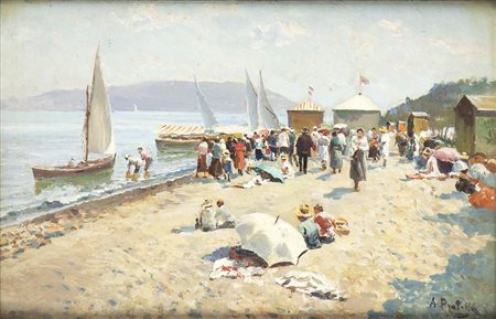 ATTILIO PRATELLA (Lugo, 1856 - Napoli, 1949) : Forio d'Ischia