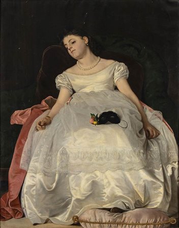 ACHILLE TALARICO (Catanzaro, 1837 - Napoli, 1902): Dopo il ballo