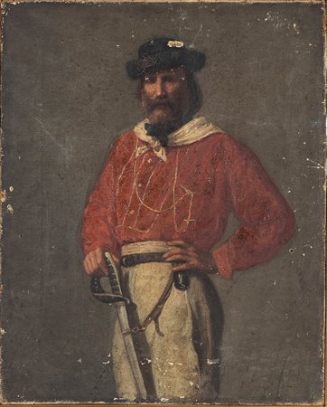 ANONIMO: Ritratto di Garibaldi in piedi