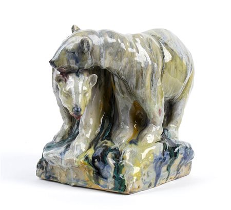 DOMENICO MASTROIANNI (Arpino, 1876 - Roma, 1962): Orsi 