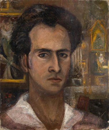 ANONIMO del XX secolo: Ritratto virile