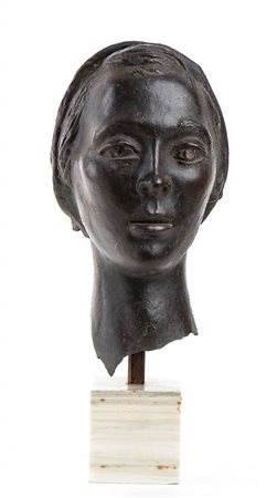 OSCAR GALLO (Venezia, 1909 - Firenze, 1994): Ritratto femminile, 1952