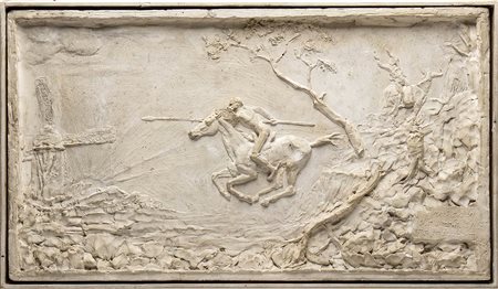 ACHILLE D'ORSI (Napoli, 1845 - 1929): Don Chisciotte, 1900