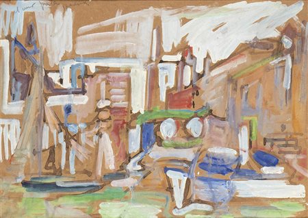 EMILIO VEDOVA (Venezia, 1916 - 2006): Senza titolo, 1945 ca.