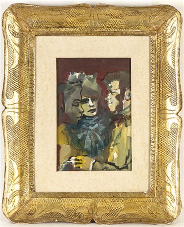 MINO MACCARI (Siena, 1898 - Roma, 1989): Conversazione  