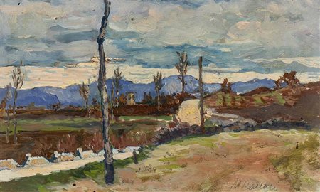 MINO MACCARI (Siena, 1898 - Roma, 1989): Paesaggio