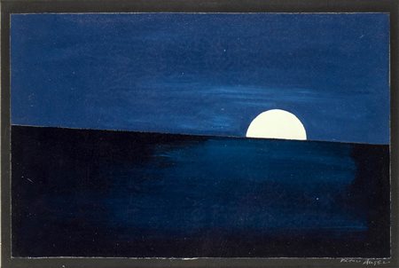 FRANCO ANGELI (Roma, 1935-1988): Più cielo di così