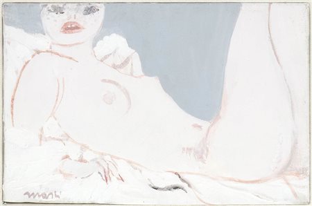 EDOLO MASCI (Castiglione a Casauria, 1938 - Roma, 2008): Nudo di donna