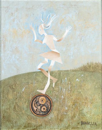 ENRICO BENAGLIA (Roma, 1938): Il circense