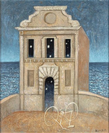 ENRICO BENAGLIA (Roma, 1938): La casa incantata, 1995