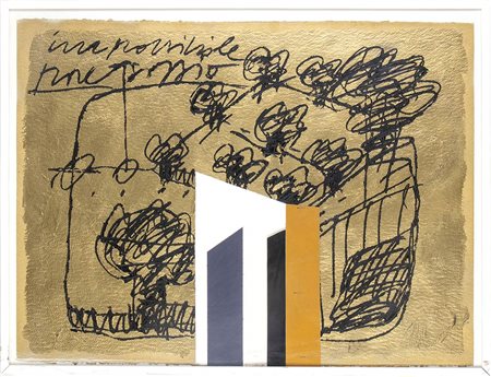 CONCETTO POZZATI (Vo, 1935 - Bologna, 2017) : Impossibile paesaggio, 1992