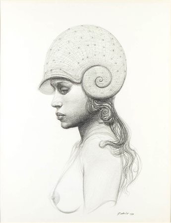 ROBERTO FABELO (Guáimaro, 1951): Profilo femminile, 1998
