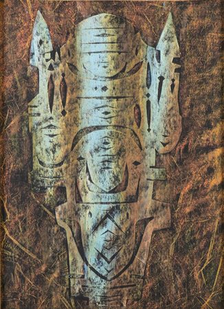 MIRKO BASALDELLA (Udine, 1910 - Cambridge, Massachusetts, Stati Uniti, 1969): Guerriero, 1958