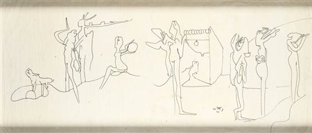 ROBERTO SEBASTIÁN MATTA (Santiago del Cile, 1911 - Civitavecchia, 2002): Senza titolo, 1969