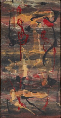 GIORGIO ASCANI detto NUVOLO (Città di Castello, 1926 - 2008): Composizione astratta, 1959