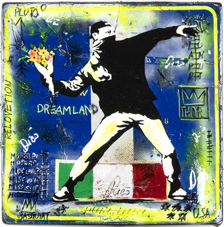 ENRICO DICÒ (Roma, 1964): Da Banksy, 2021