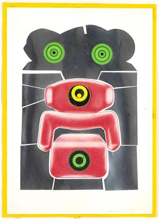 UMBERTO MARIANI (Milano, 1936): Djinn masquerade, 1968