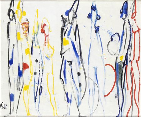 ANTONIO VANGELLI (Roma, 1917 - 2004): Cowboy, 1963