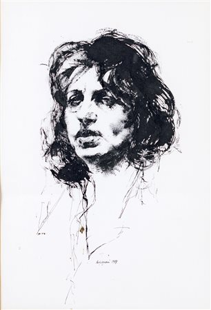 Renzo Vespignani, Ritratto di Anna Magnani, 1957