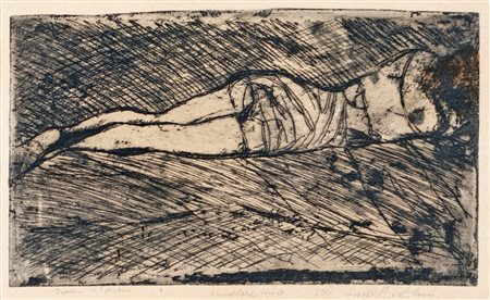 Luigi Bartolini, Dormo sul divano, 1946