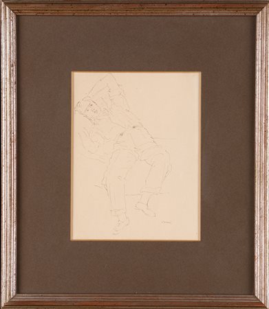 Orfeo Tamburi, Giovane allungato, 1932