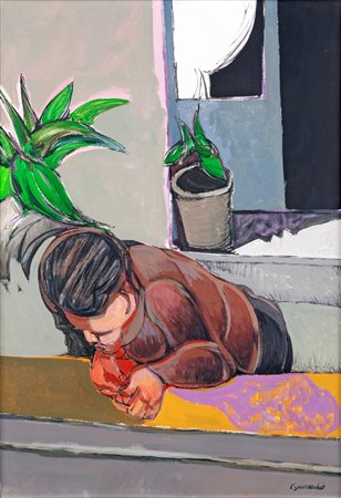 Luigi Guerricchio, Figura al balcone