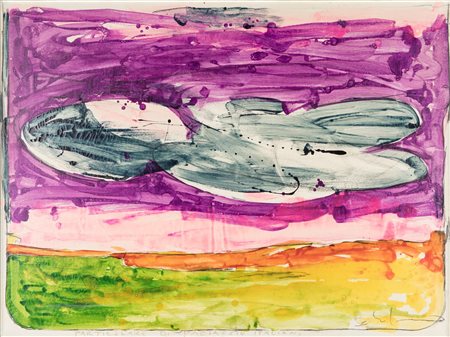 Mario Schifano, Particolare di paesaggio Italiano