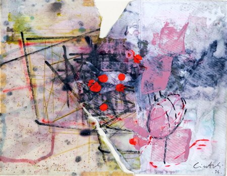 Claudio Cintoli, Astratta, 1974