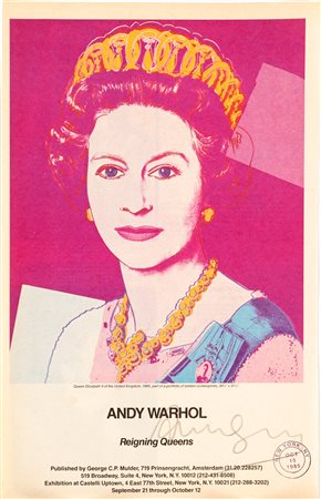 Andy Warhol, Regina Elisabetta, 1985