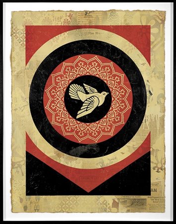 Obey Shepard Fairey “Dove target” 2012